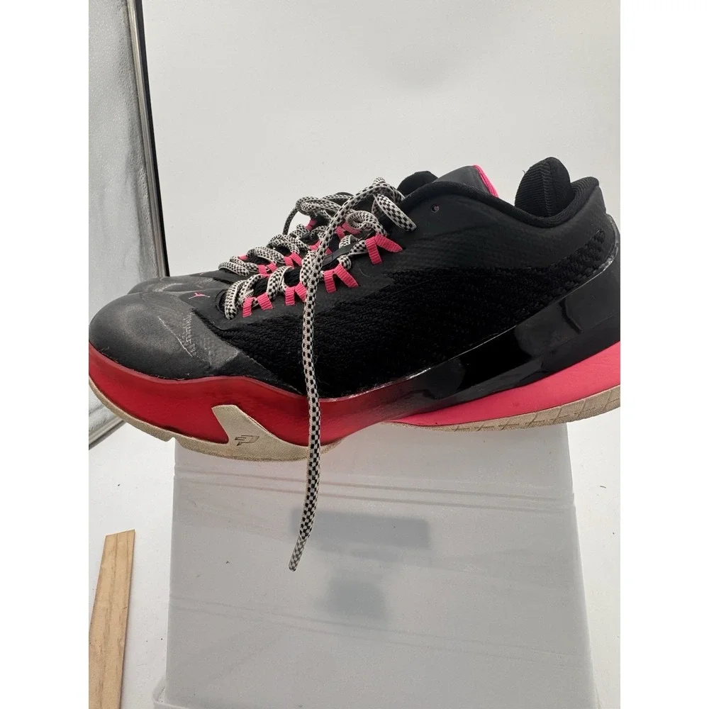 Nike Air Jordan CP3.VIII Girls Size 7Y Black Pink Basketball Shoes Sneakers